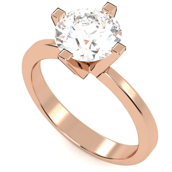 Diamond ring//engagement ring//gift for her//gold band//all size//model ER24 · 4