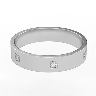 Diamond Wedding Ring///Gold wedding ring//CVD diamond//Gift for woman/Comfort Fit///WR20