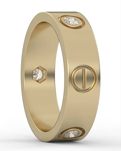 Diamond ring//wedding gold ring//CVD diamond//gift for women//set rings//model WR18