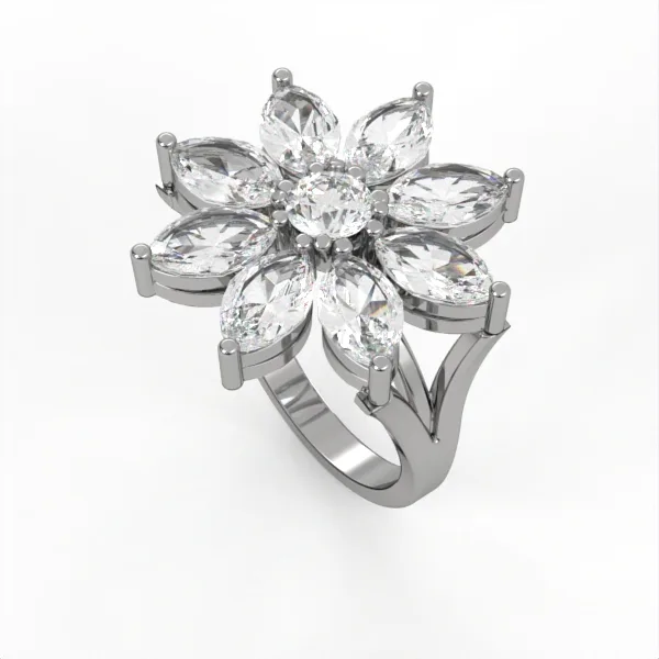 Diamond ring//gold ring//CVD or natural diamond//for women//model DR3 · 1