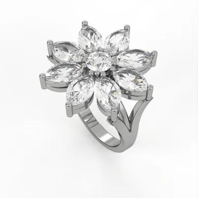 Diamond ring//gold ring//CVD or natural diamond//for women//model DR3