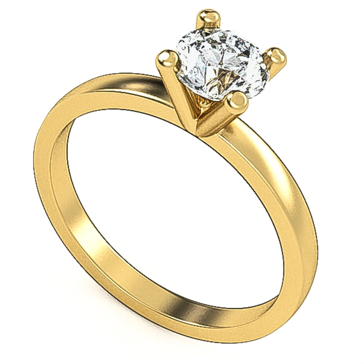 Diamond rings//Engagement Ring//white gold//all size// Model ER23 · 1