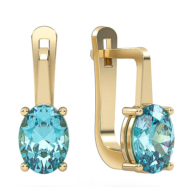 Gold Earrings // Amethyst earrings // Gemstone jewelry // Gift for women // EAG4 · 4
