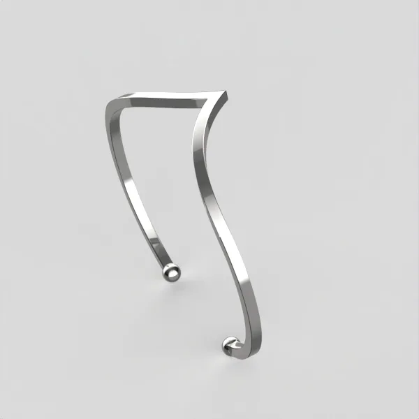 Rigid Gold Bracelet Model BR17 · 5