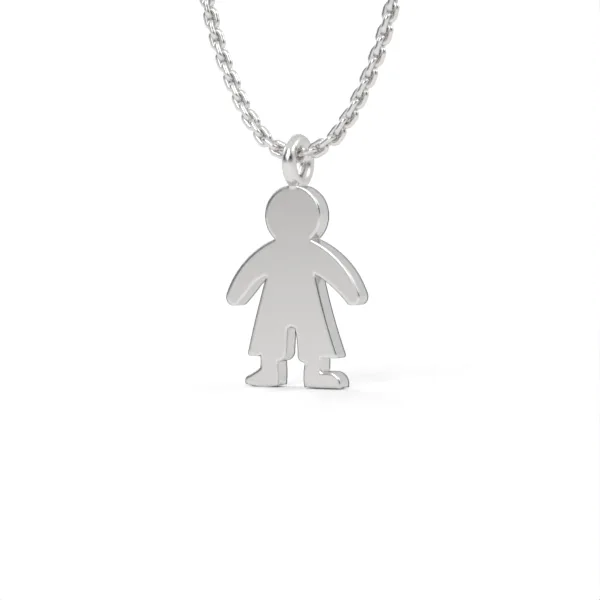 Gold pendant// white gold// birthday present//gift for women//model DP45 · 2