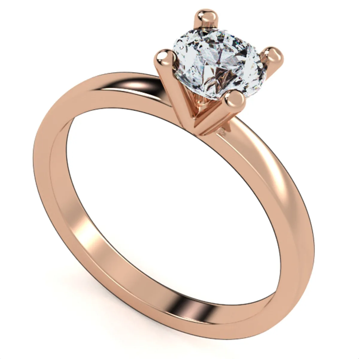 Diamond rings//Engagement Ring//white gold//all size// Model ER23 · 3