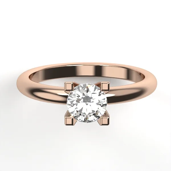 Engagement Ring // Diamond Band // Wedding Ring // White Gold // Rose gold // ER9 · 2