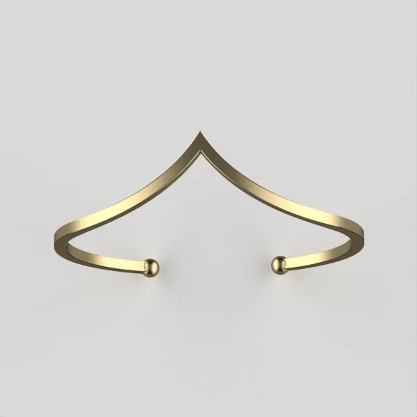 Rigid Gold Bracelet Model BR17 · 2