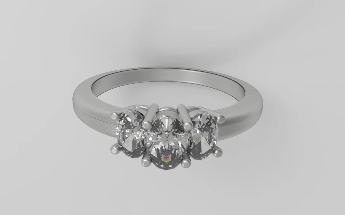 Diamonds ring// Gold ring// natural giamond// CVD diamond// engagrment band//DR24 · 6
