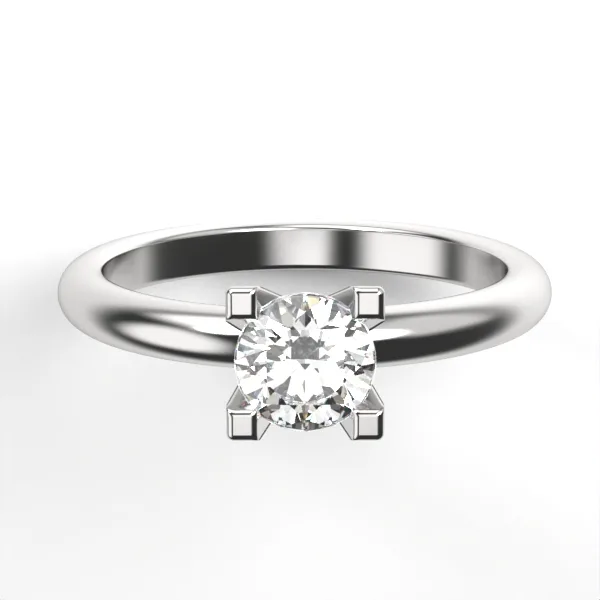 Engagement Ring // Diamond Band // Wedding Ring // White Gold // Rose gold // ER9 · 1