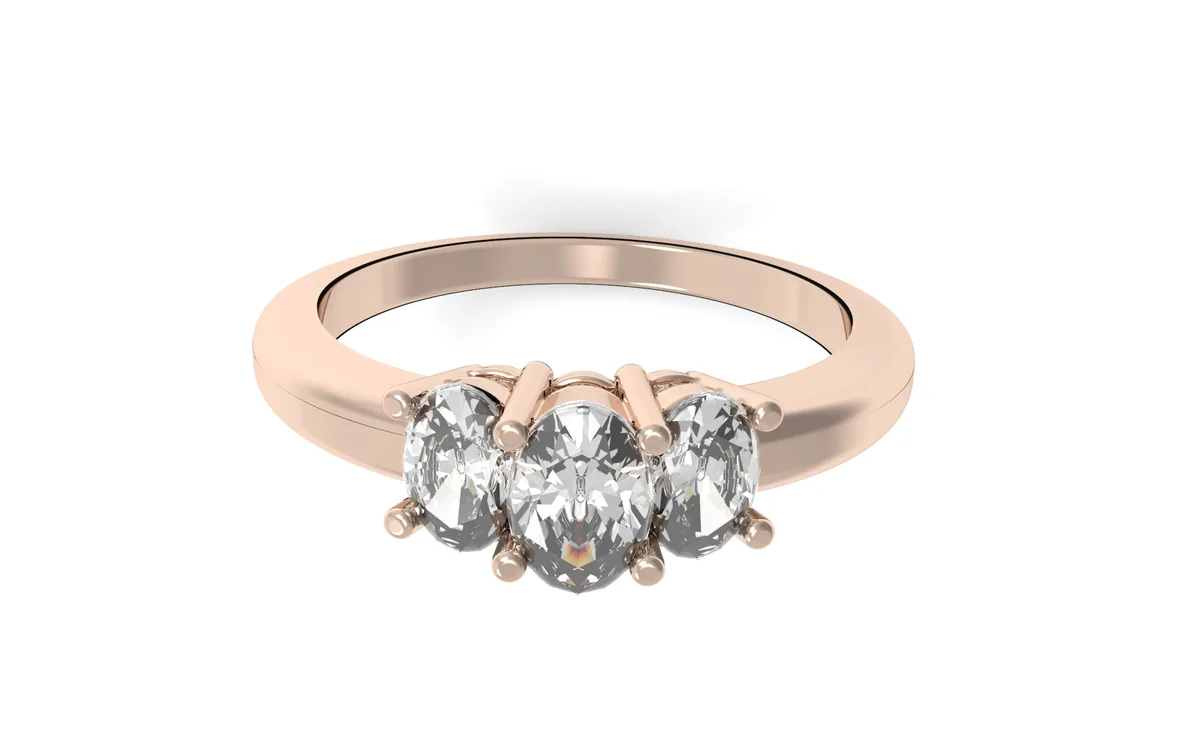 Diamonds ring// Gold ring// natural giamond// CVD diamond// engagrment band//DR24 · 5