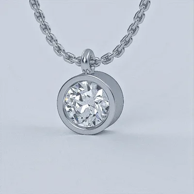 Diamond Pendant//gold pendant//lab diamond//ehite god//roz gold//precent//model DP43