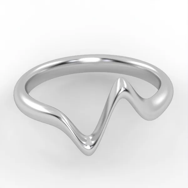 Gold Ring // Wedding Ring // White gold // Roz gold // For men // For women // Model WR28 · 2