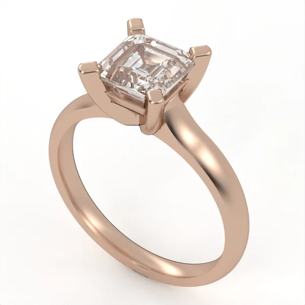Diamond ring // Engagement ring // Gift for women // CVD diamond // For women // ER14 · 1