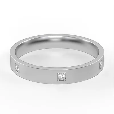 Diamond Wedding Ring///Gold wedding ring//CVD diamond//Gift for woman// for men//Comfort Fit///WR38