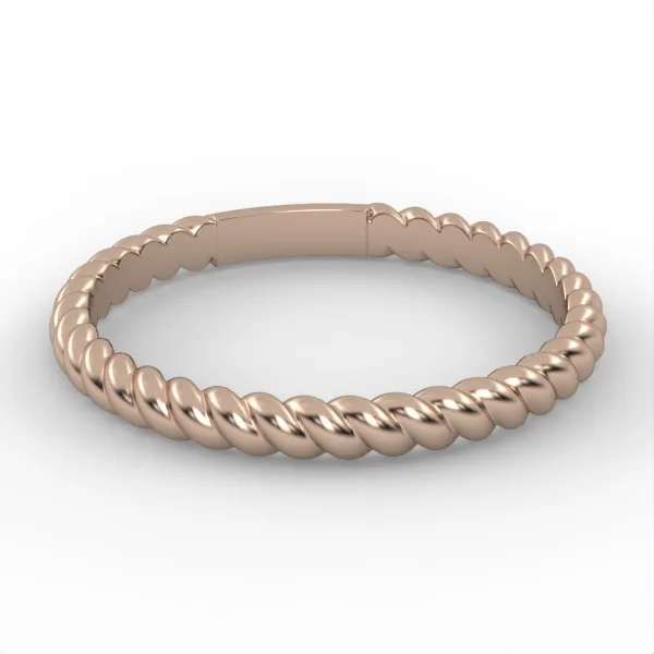 Gold Ring // Wedding Ring // White gold // Roz gold // For women // Model WR25 · 1