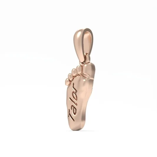 Gold Pendant // Necklace in White & Rose Gold // Elegant Jewelry // Gift for Her // DP50 · 3