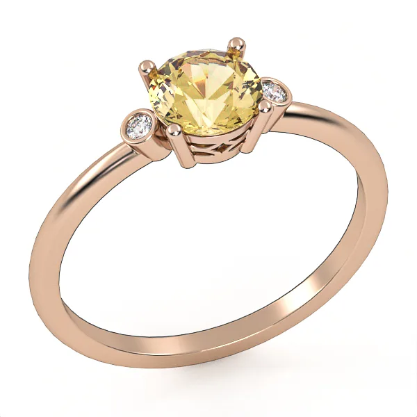 Gold ring//jewelry gemstone//gift for women// Model GSR4 · 2