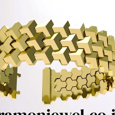Gold Tennis Bracelet Model BR19