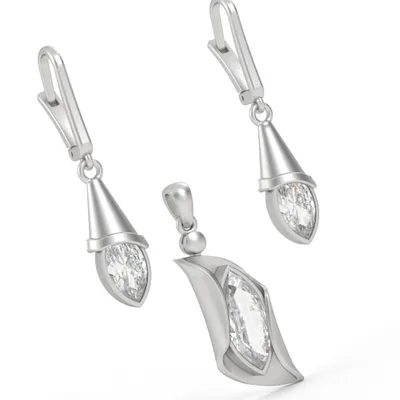 Gemstone Gold Earrings Model EAR10