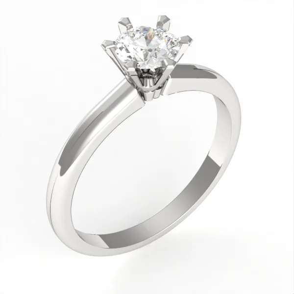 Engagement Ring // Diamond Band // Wedding Ring // White Gold // Rose gold // ER10 · 1
