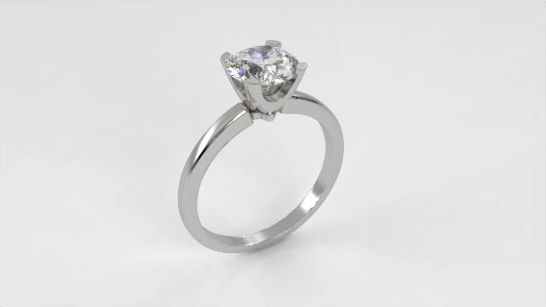 Diamond ring // Gold // Natueal diamond // CVD diamond // Engagement ring // For women, ER25 · 4