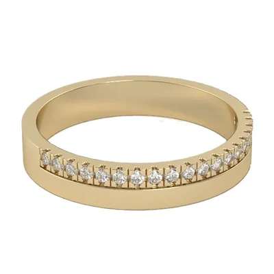 Diamond Wedding Ring///Gold wedding ring//CVD diamond//Gift for woman//set rings//WR9
