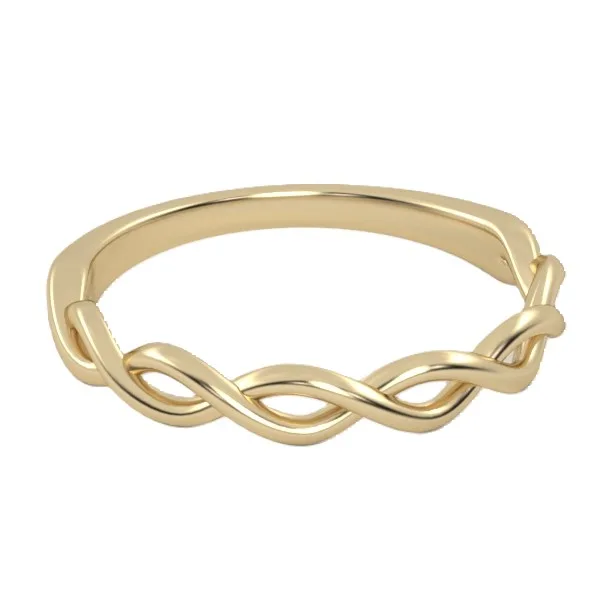 Gold Ring // Wedding Ring // White gold // Roz gold // For women // Model WR23 · 3