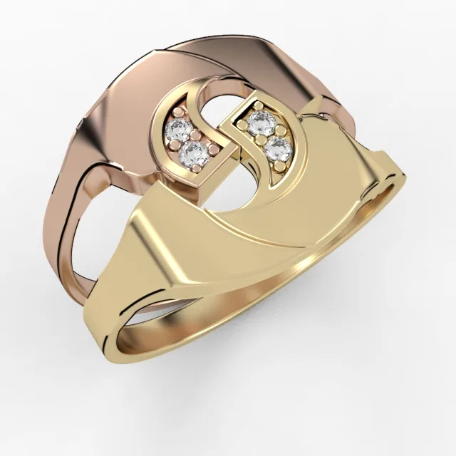 Diamonds ring//gold band//natural or CVD diamond// for women// all size//model DR21 · 1