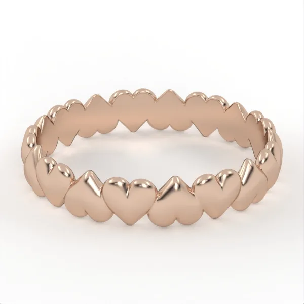 Gold Ring // Wedding Ring // White gold // Roz gold // For men // For women // Model WR35 · 1