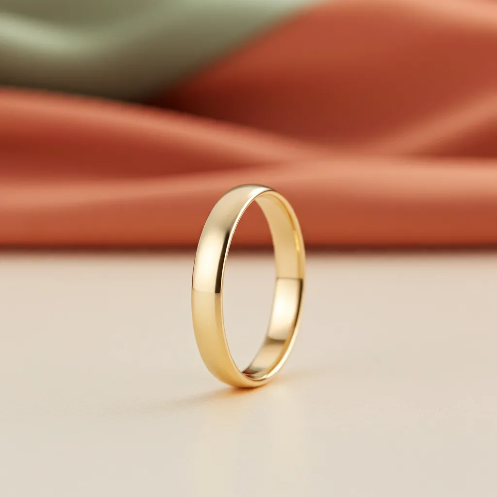 Gold ring // Wedding Ring // White gold // Roz gold // For men // For women // Model WR31 · 5