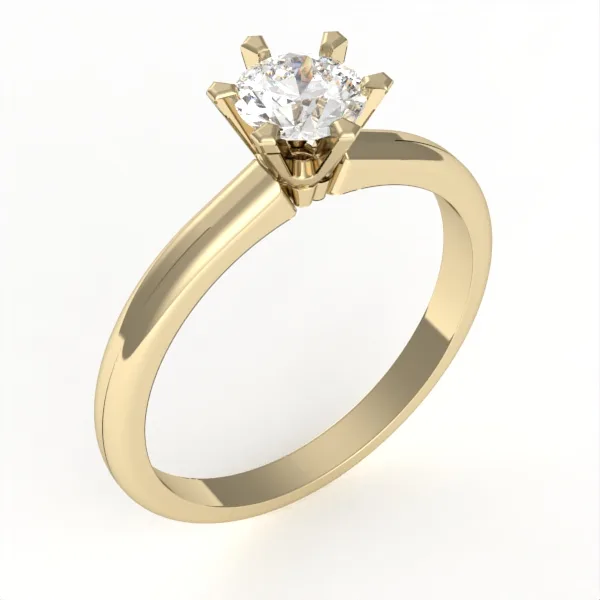Engagement Ring // Diamond Band // Wedding Ring // White Gold // Rose gold // ER10 · 2