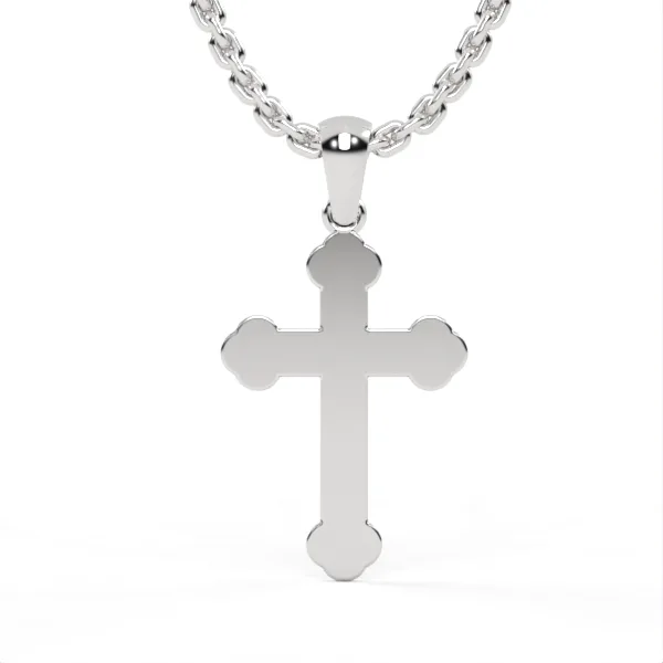 Gold Cross Necklace Elegant Minimalist Jewelry for Everyday Wear Spiritual Gift for Him or Her DP31 · 1