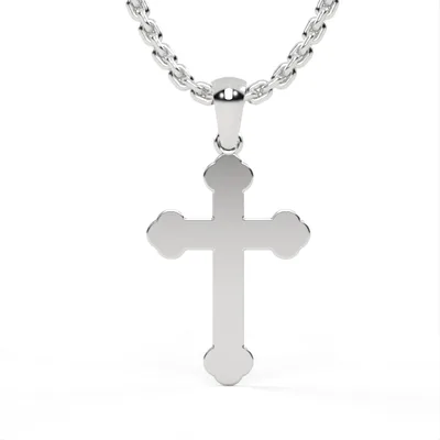 Gold Cross Necklace Elegant Minimalist Jewelry for Everyday Wear Spiritual Gift for Him or Her DP31