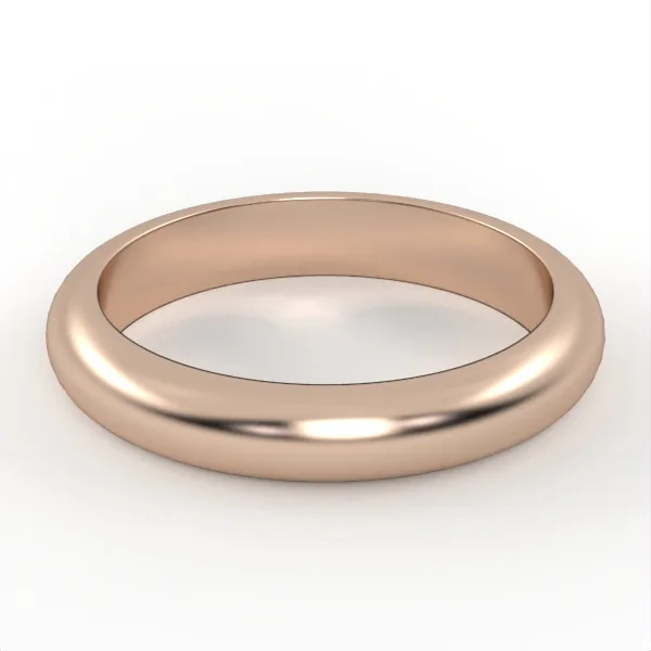 Gold Ring // Wedding Ring // White gold // Roz gold // For men // For women // Model WR26 · 1