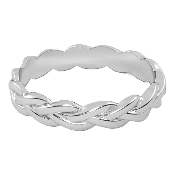 Gold ring // Wedding Ring // White gold // Roz gold // For women // Model WR21 · 1
