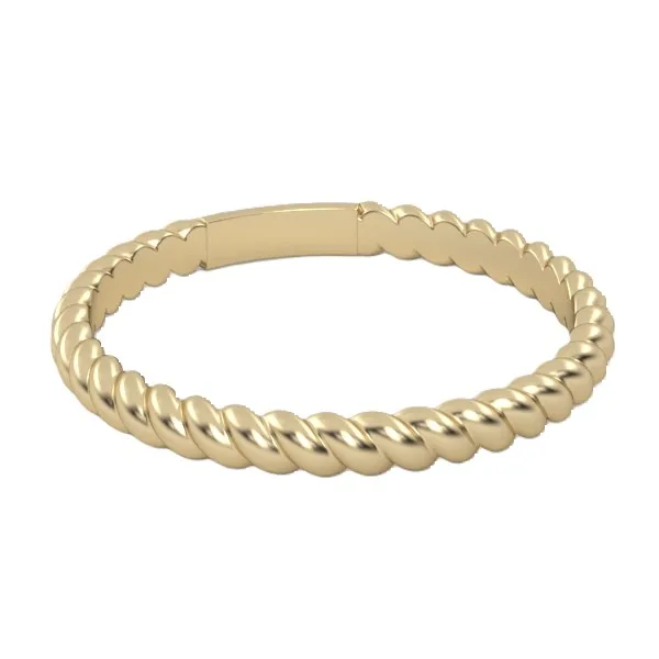 Gold Ring // Wedding Ring // White gold // Roz gold // For women // Model WR25 · 3