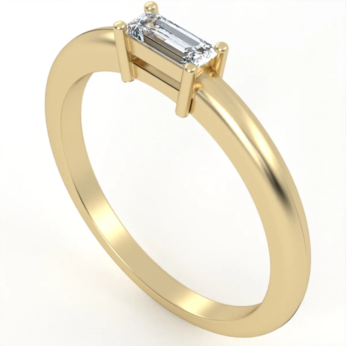Diamonds ring//gold band//natural or CVD diamond// for women// all size//model DR11 · 3