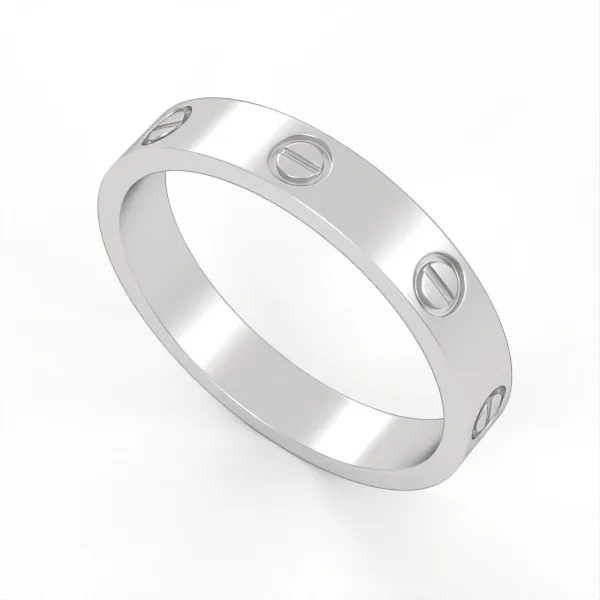 Gold Ring // Wedding Ring // White gold // Roz gold // For men // For women // Model WR33 · 2
