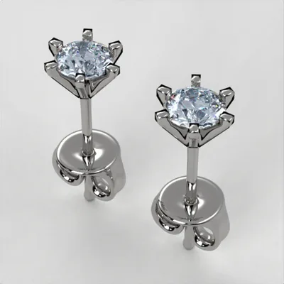 Diamond Earrings//gold earrings//natural diamonds//lab diamonds//gift//EAR17