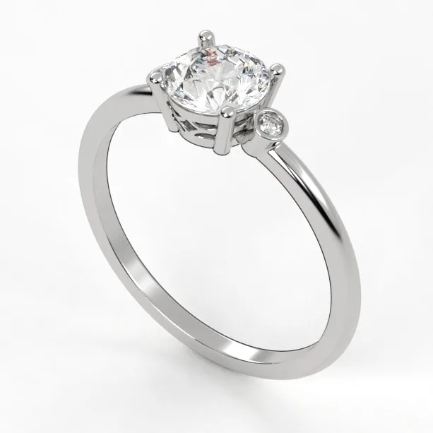 Silver ring // Zircons // For women // For girl // Jewelry gift // SR5 · 1