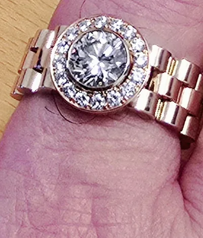 Diamonds ring// Gold ring// natural giamond// CVD diamond// engagrment band//DR23