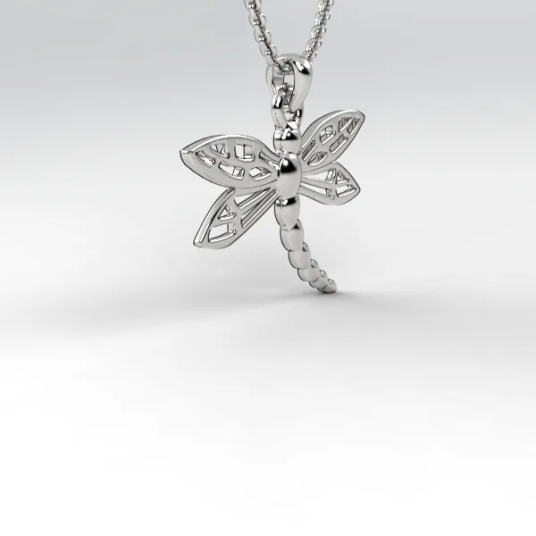 Gold Dragonfly Pendant Model DP51 · 5