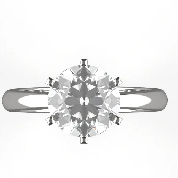 Engagement Ring // Rose Gold // Diamond Band // Wedding Ring // White Gold // ER21 · 6