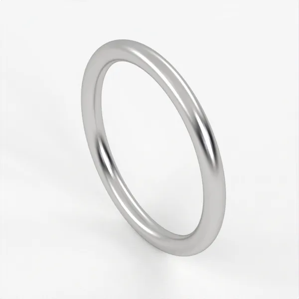 Gold ring // Wedding Ring // White gold // Roz gold // For men // For women // Model WR48 · 2
