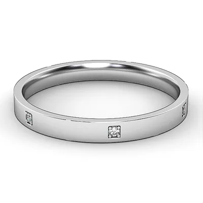 Diamond Wedding Ring///Gold wedding ring//CVD diamond//Gift for woman/Comfort Fit///WR39