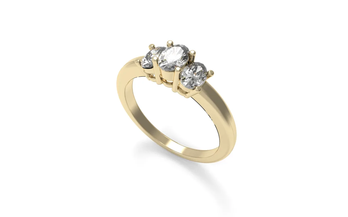 Diamonds ring// Gold ring// natural giamond// CVD diamond// engagrment band//DR24 · 2