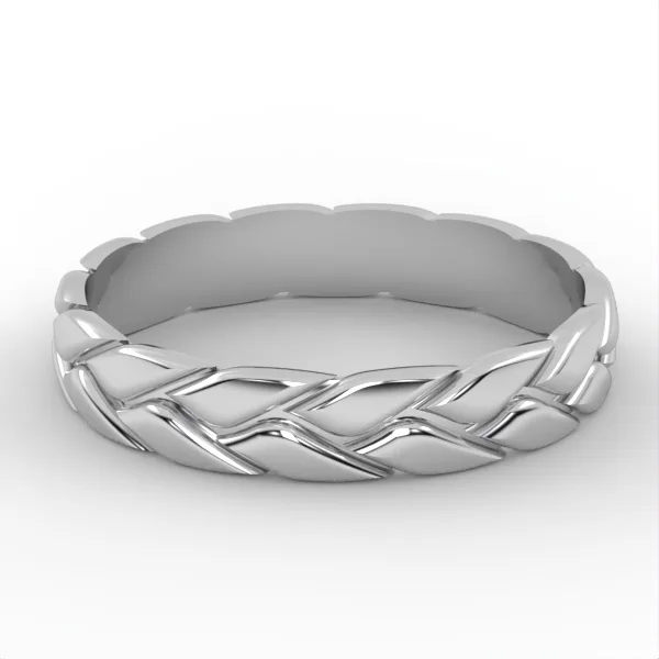 Gold Ring // Wedding Ring // White gold // Roz gold // For men // For women // Model WR27 · 1