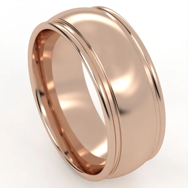 Gold Ring//Wedding Ring//white gold//roz gold//for women//model WR41 · 1
