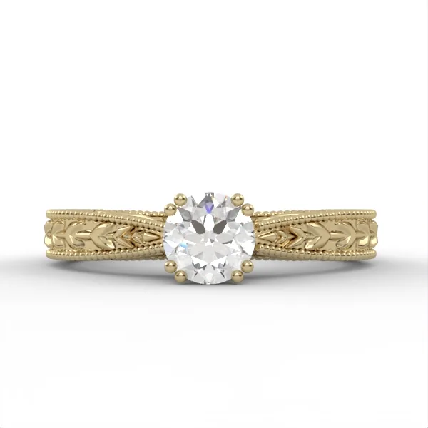 Diamond ring // Gold // Natueal diamond // CVD diamond // Engagement ring // For women, ER12 · 2